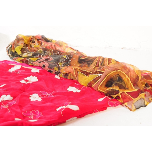 393 - Liberty & Jaeger - A collection of vintage 2oth century scarves. To include two vintage Liberty of L... 