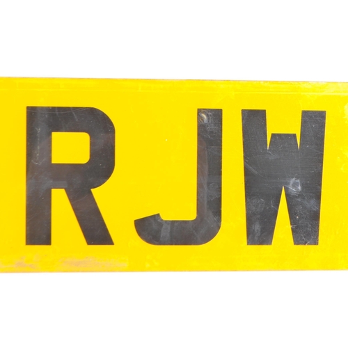 400 - Personalised vehicle car registration number plate. P6 RJW - With retention document V7778 assignmen... 