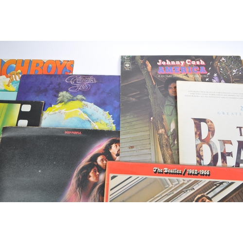 401 - A collection of vintage 20th century LP long play vinyl records. Examples including, rock n roll, ro... 