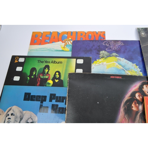 401 - A collection of vintage 20th century LP long play vinyl records. Examples including, rock n roll, ro... 