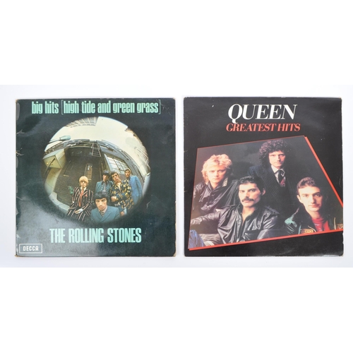 402 - A collection of vintage 20th century LP long play vinyl records. Some examples including pro rock, r... 