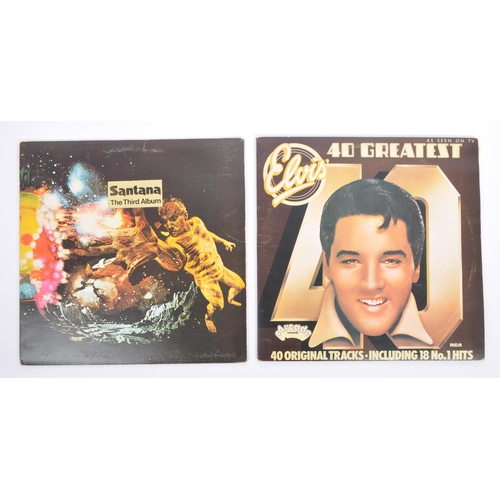 402 - A collection of vintage 20th century LP long play vinyl records. Some examples including pro rock, r... 