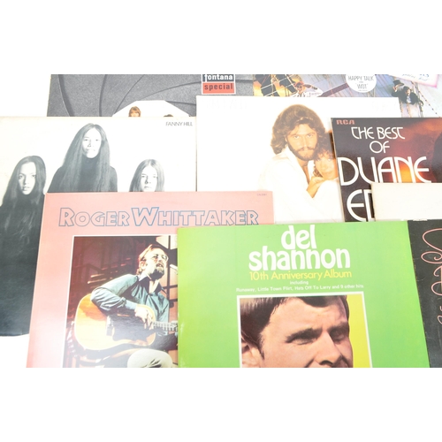 408 - A large collection of vintage 20th century LP long play vinyl records. To include, compilation album... 