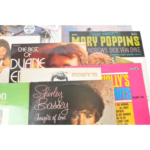 408 - A large collection of vintage 20th century LP long play vinyl records. To include, compilation album... 