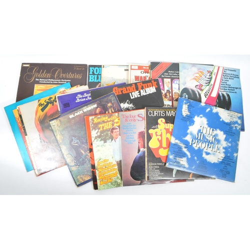 412 - A collection of vintage 20th century LP long play vinyl record albums. To include, The Who - Tommy, ... 