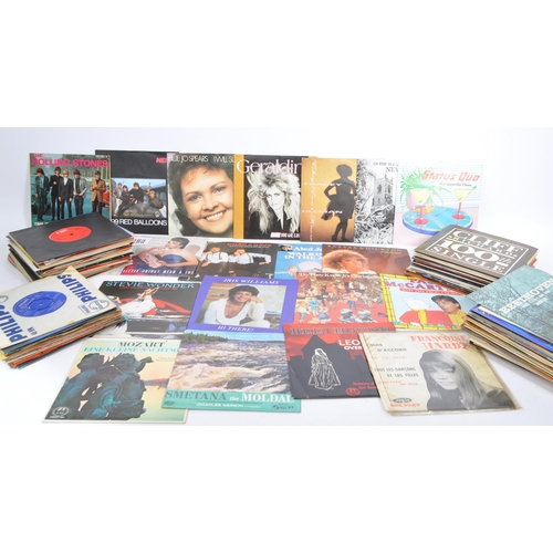 419 - 7” Records Singles Vinyl 45’s Collection (qty 120 plus in total) includes: Chris De Burgh – Lady in ... 