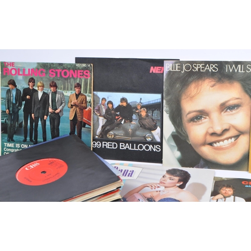 419 - 7” Records Singles Vinyl 45’s Collection (qty 120 plus in total) includes: Chris De Burgh – Lady in ... 