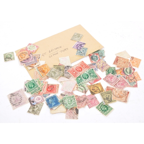 460 - A collection of  early 20th century franked and unfranked British and foreign stamps. To include mul... 