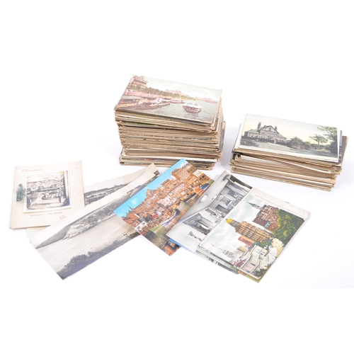 526 - Postcard Collection - A collection of Victorian and early 20th century postcards featuring village s... 