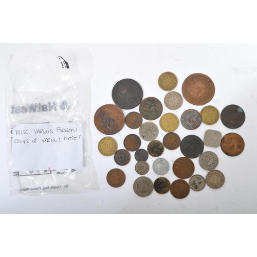 527 - A collection of 19th century and later UK and foreign circulated currency coins. To include 27 x sil... 