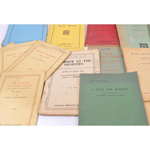 529 - A large collection of early 20th century and later theatre play scripts to include The Rose and Crow... 