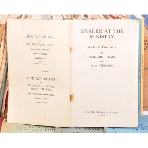 529 - A large collection of early 20th century and later theatre play scripts to include The Rose and Crow... 