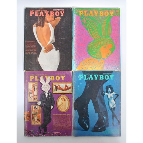 548 - Playboy - American entertain for men magazines. A collection of vintage mid 20th Playboy nude female... 