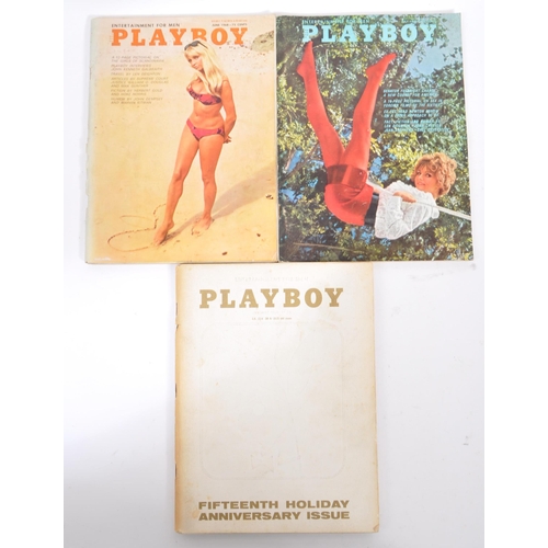 548 - Playboy - American entertain for men magazines. A collection of vintage mid 20th Playboy nude female... 