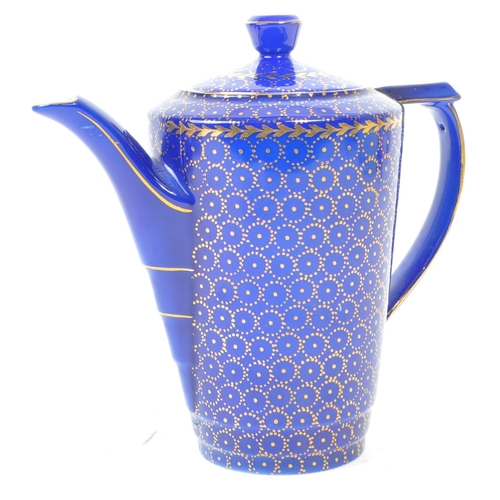 62 - A 20th century Czechoslovakian porcelain 'Victoria' coffee service. To comprise of coffee pot, teacu... 