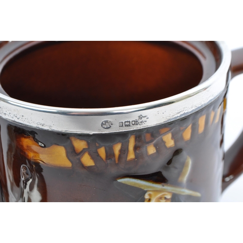 67 - Royal Doulton - An early 20th century circa 1920s Royal Doulton pied piper pattern part tea service.... 