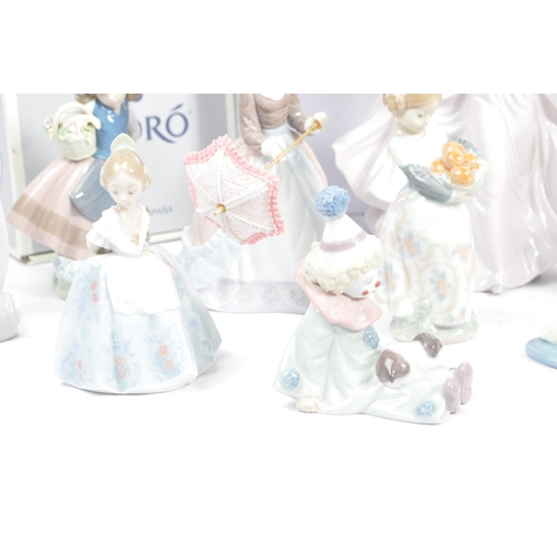 70 - A collection of 15 Lladro figures made up of some classic designs. To include  