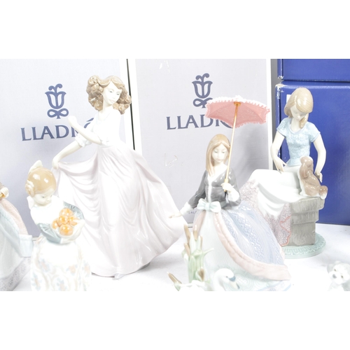 70 - A collection of 15 Lladro figures made up of some classic designs. To include  