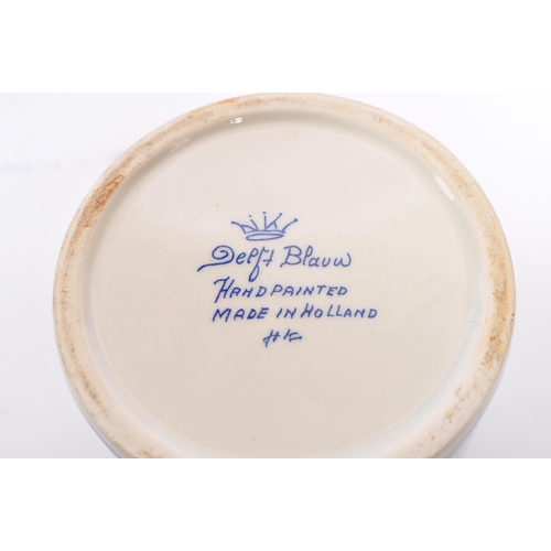 81 - Three mid century biscuit barrels and a lidded sugar pot. Comprising of a Copeland Spodes, England I... 