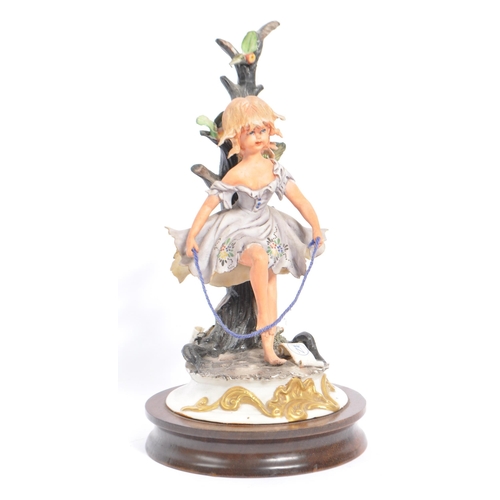 99 - Capodimonte - Sartori - Two 20th century Italian porcelain Capodimonte figurines in the form of a bo... 