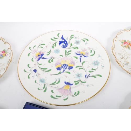 190 - Coalport & Aynsley - A collection of late 19th Century Victorian hand painted gilt & florally decora... 