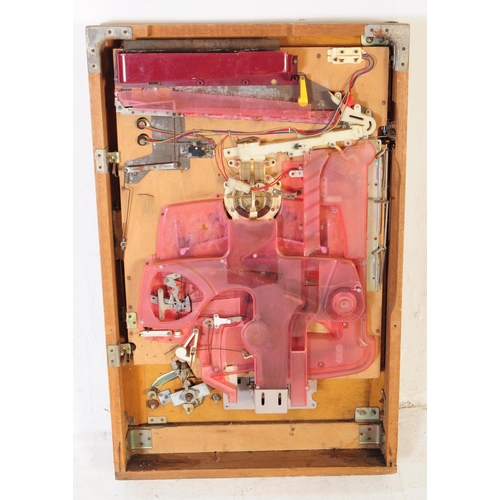 758 - An original 1960's retro amusement arcade glass pinball machine. Colourful artwork decoration with s... 