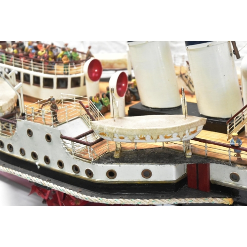 1 - PS Bristol Queen - a large scale hand built model of the Bristol Queen passenger vessel that operate... 