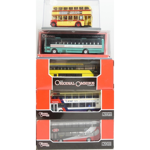 102 - Diecast - a collection of x15 Corgi Original Omnibus 1/76 scale boxed diecast model buses. Various c... 