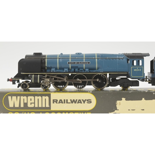 105 - Model Railway - an original Wrenn made OO gauge model railway trainset locomotive engine No. 2229 Du... 