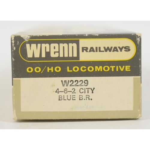 105 - Model Railway - an original Wrenn made OO gauge model railway trainset locomotive engine No. 2229 Du... 