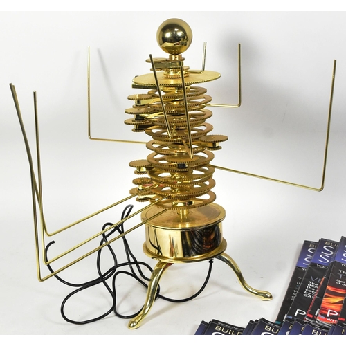 110 - Eaglemoss - an Eaglemoss precision made mechanical model / orrery of the Solar System. Appears to be... 