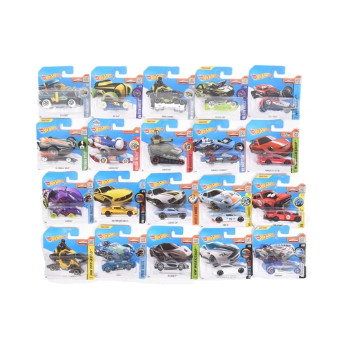 113 - Hot Wheels - Mattel - a collection of x20 assorted 2010s Mattel made HotWheels carded diecast models... 