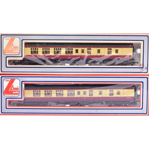 118 - Model Railway - a collection of x8 Lima OO gauge trainset locomotive coaches, to include: M34376, M3... 