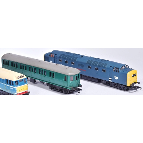 124 - Model Railway - a collection of x7 assorted OO gauge model railway trainset locomotives. Largely die... 