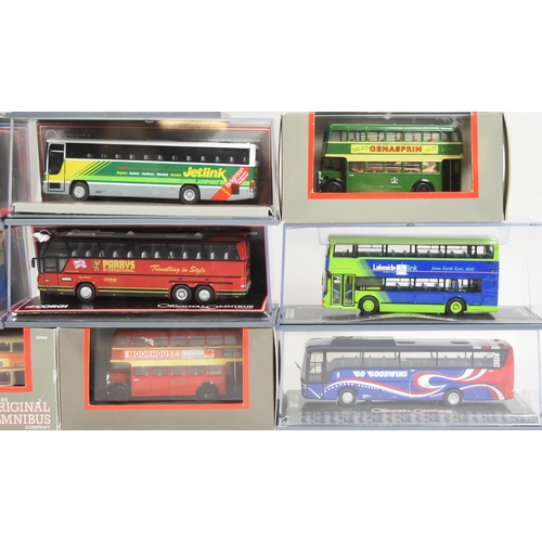 127 - Diecast - a collection of x15 Corgi Original Omnibus 1/76 scale boxed diecast model buses. Various c... 