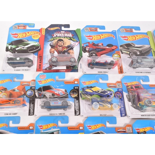 134 - Hot Wheels - Mattel - a collection of x20 assorted 2010s Mattel made HotWheels carded diecast models... 