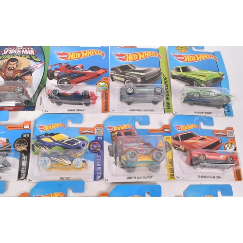 134 - Hot Wheels - Mattel - a collection of x20 assorted 2010s Mattel made HotWheels carded diecast models... 