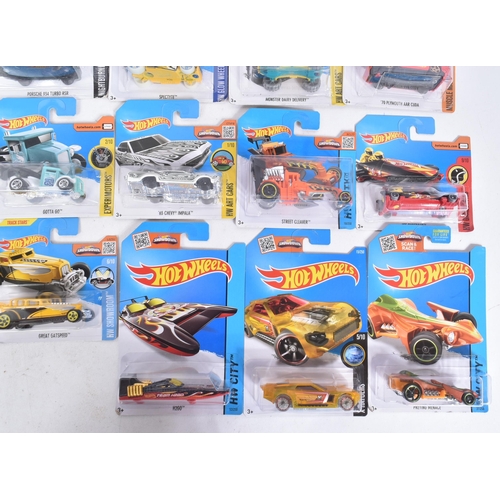 134 - Hot Wheels - Mattel - a collection of x20 assorted 2010s Mattel made HotWheels carded diecast models... 