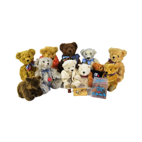 140 - Teddy Bears - a large collection of assorted soft toy teddy bears and teddy bear memorabilia. Bears ... 