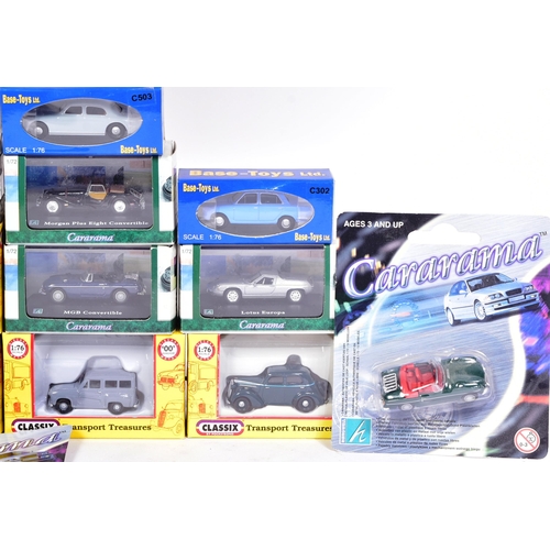 143 - Diecast - a collection of x20 assorted 1/76 scale boxed diecast model cars comprising Classix, Base ... 