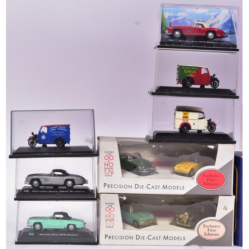 145 - Diecast - a collection of assorted 1/75 scale diecast model cars to comprising Oxford, Gilbow / EFE,... 