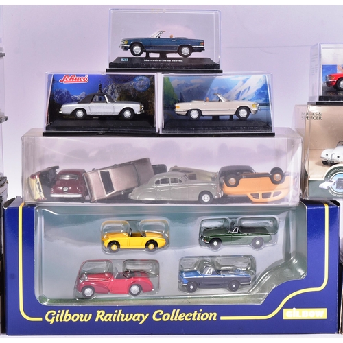 145 - Diecast - a collection of assorted 1/75 scale diecast model cars to comprising Oxford, Gilbow / EFE,... 