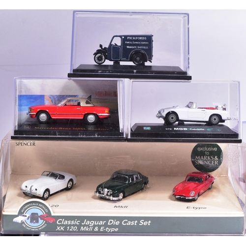 145 - Diecast - a collection of assorted 1/75 scale diecast model cars to comprising Oxford, Gilbow / EFE,... 