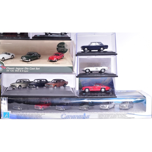 145 - Diecast - a collection of assorted 1/75 scale diecast model cars to comprising Oxford, Gilbow / EFE,... 