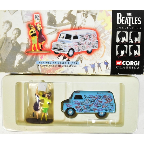 150 - Diecast - a collection of x3 Corgi Beatles diecast models comprising Bedford Van Graffiti, Bedford V... 