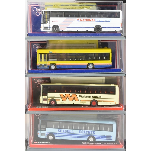 151 - Diecast - a collection of x15 Corgi Original Omnibus 1/76 scale boxed diecast model buses. Various c... 