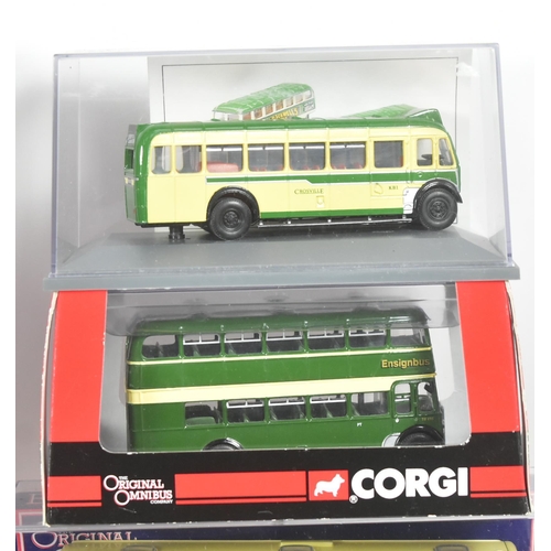 152 - Diecast - a collection of x15 Corgi Original Omnibus 1/76 scale boxed diecast model buses. Various c... 