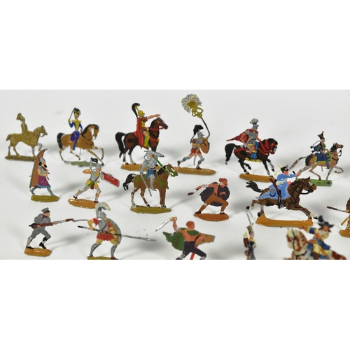 155 - Toy Soldiers - a collection of early 20th Century flat / pressed metal hand painted toy soldier figu... 