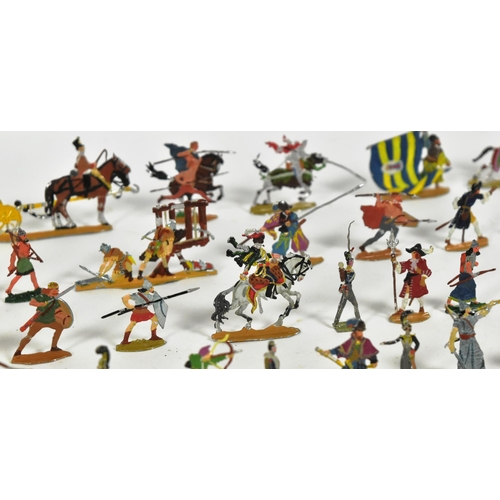 155 - Toy Soldiers - a collection of early 20th Century flat / pressed metal hand painted toy soldier figu... 