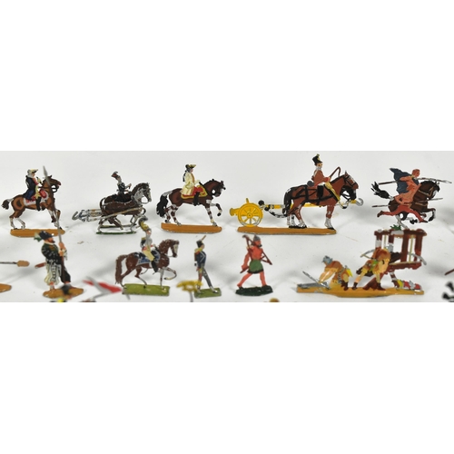 155 - Toy Soldiers - a collection of early 20th Century flat / pressed metal hand painted toy soldier figu... 